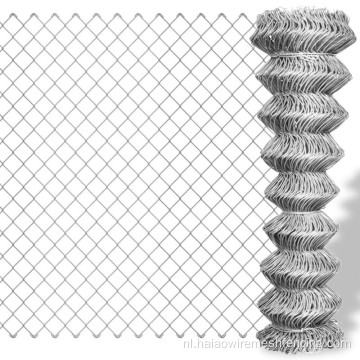 Zware hoek post chain link schermen schermen gegalvaniseerd